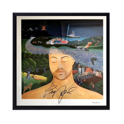 Autographed Billy Joel Album Cover Replicas & Sheet Music Replicas.  12" x 12", 11" x 14" or 13" x 19".  Frame included. Just message me to tell me the replica you want framed and shipped.