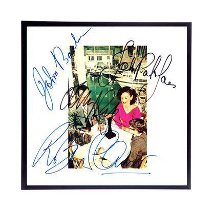 Autographed Led Zeppelin Album Cover Replicas. 12" x 12" inches.  Frame is included. Just Message me to tell me the cover you want framed and shipped.