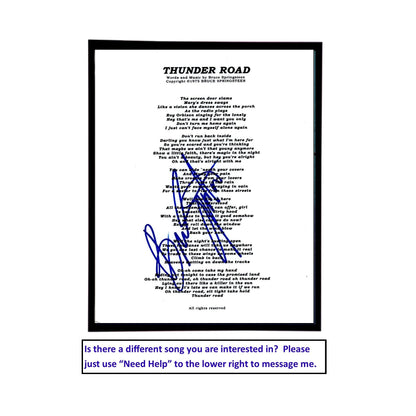 Autographed Fleetwood Mac "Rumours" Album Cover Replica.  12" x 12" inches.  Frame is included.