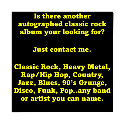 Autographed Bon Jovi These Days Album Cover Replica