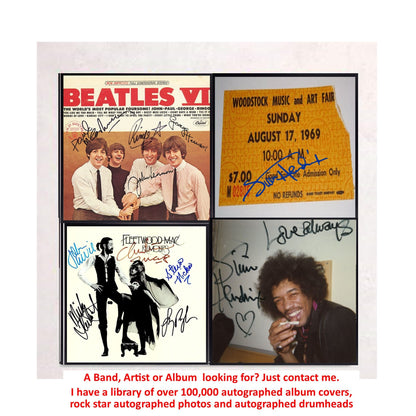 Autographed Dave Matthews Band "Rhinos Choice" Album Cover Replica,