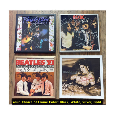 Beastie Boys Autographed "Remote Control" Album Cover Replica.  FRAME INCLUDED