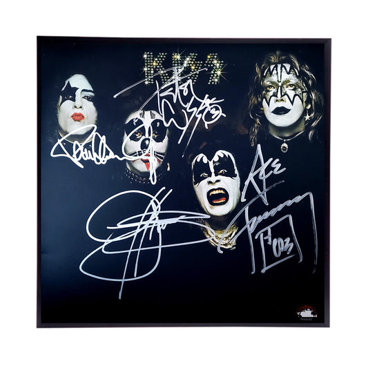 Autographed KISS Album Cover Replica,