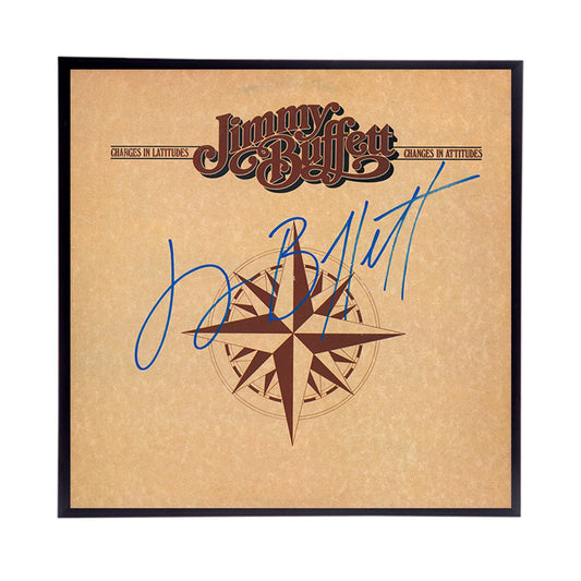 Jimmy Buffett  Autographed Album Cover Replica,